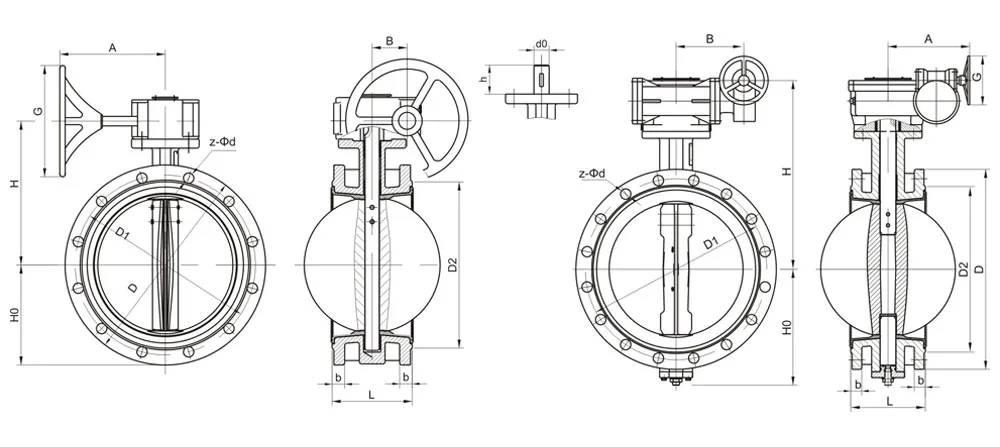 Centerline Soft Seal Butterfly Valve D71X