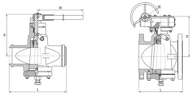 API INVERTED PRESSURE BALANCE LUBRICATED PLUG VALVE structure