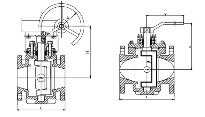 Elastic Seat Plug Valve structure